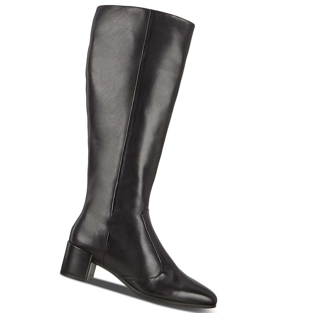 Ecco Shape 35 High-cut Squared Støvler Dame Svarte | NO 27SGL